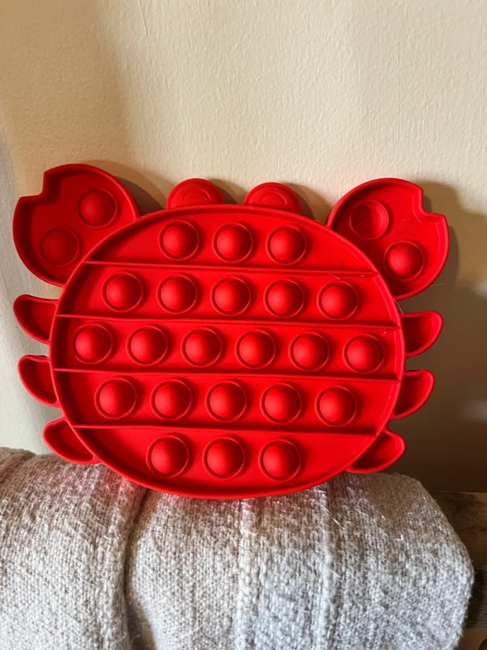 Set of five Red Bubble Popper Fidget Toy - Bubble Popper